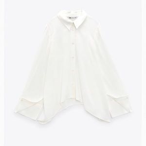 Zara XXL off white blouse